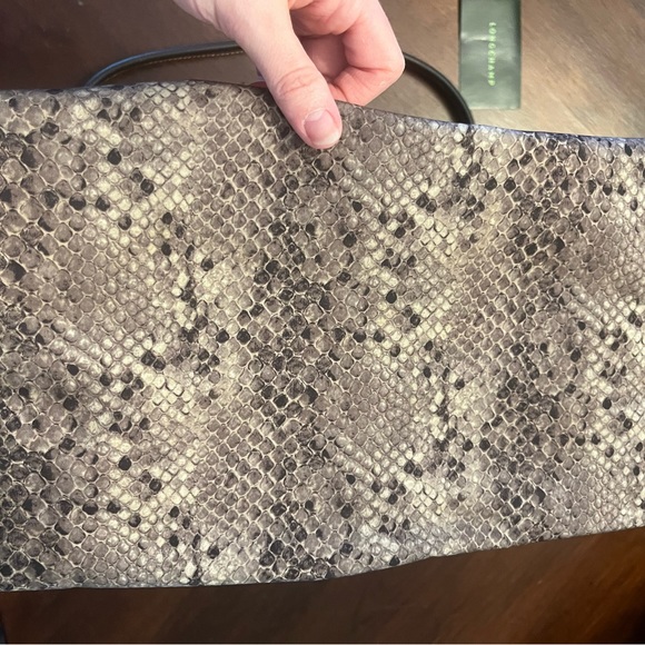 Le Pilage Saks Exclusive Large Shoulder Tote in Snakeskin - Picture 6 of 14